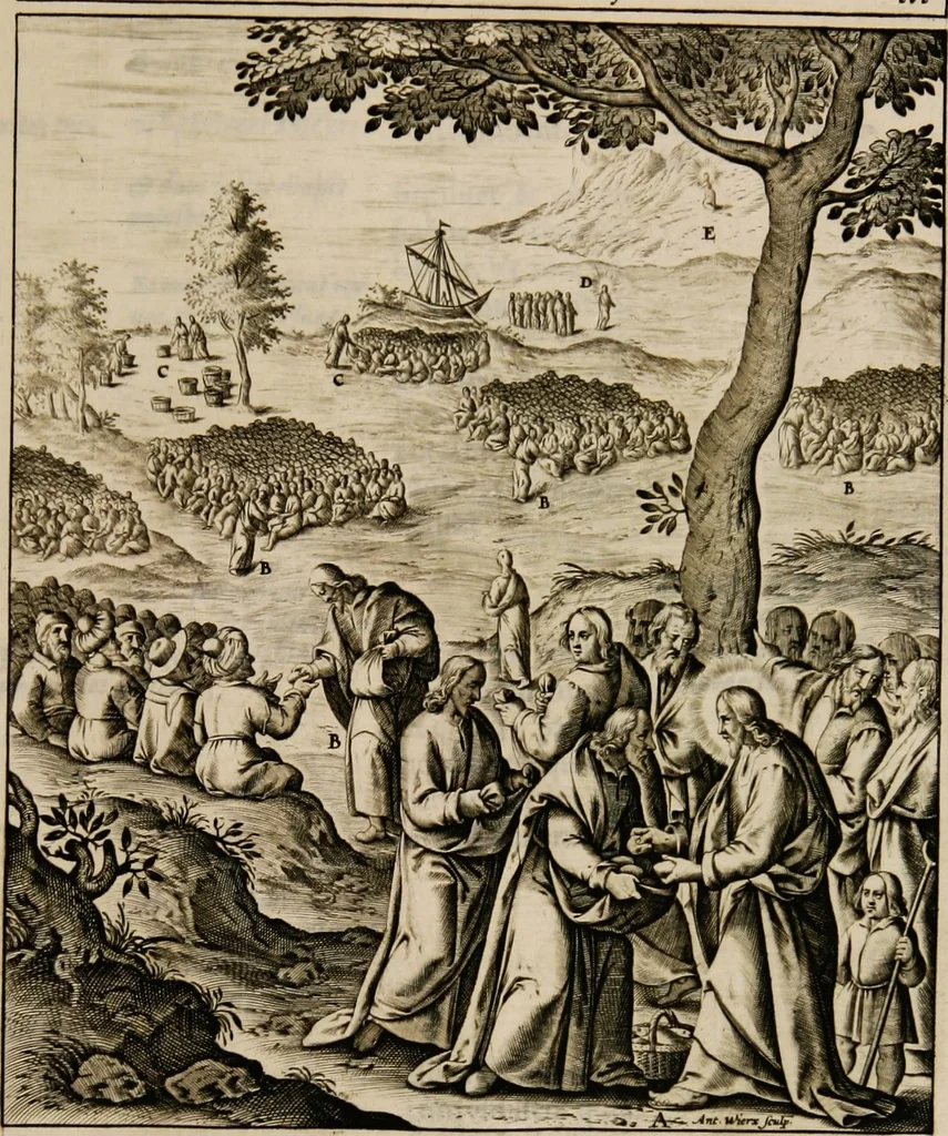 An illustration from Adnotationes et meditationes in Euangelia quae in sacrosancto Missae sacrificio toto anno leguntur: cum eorundem Euangeliorum concordantia, 1607, leaf 303