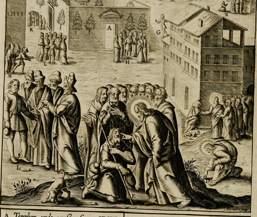 An illustration from Adnotationes et meditationes in Euangelia quae in sacrosancto Missae sacrificio toto anno leguntur: cum eorundem Euangeliorum concordantia, 1607, leaf 316