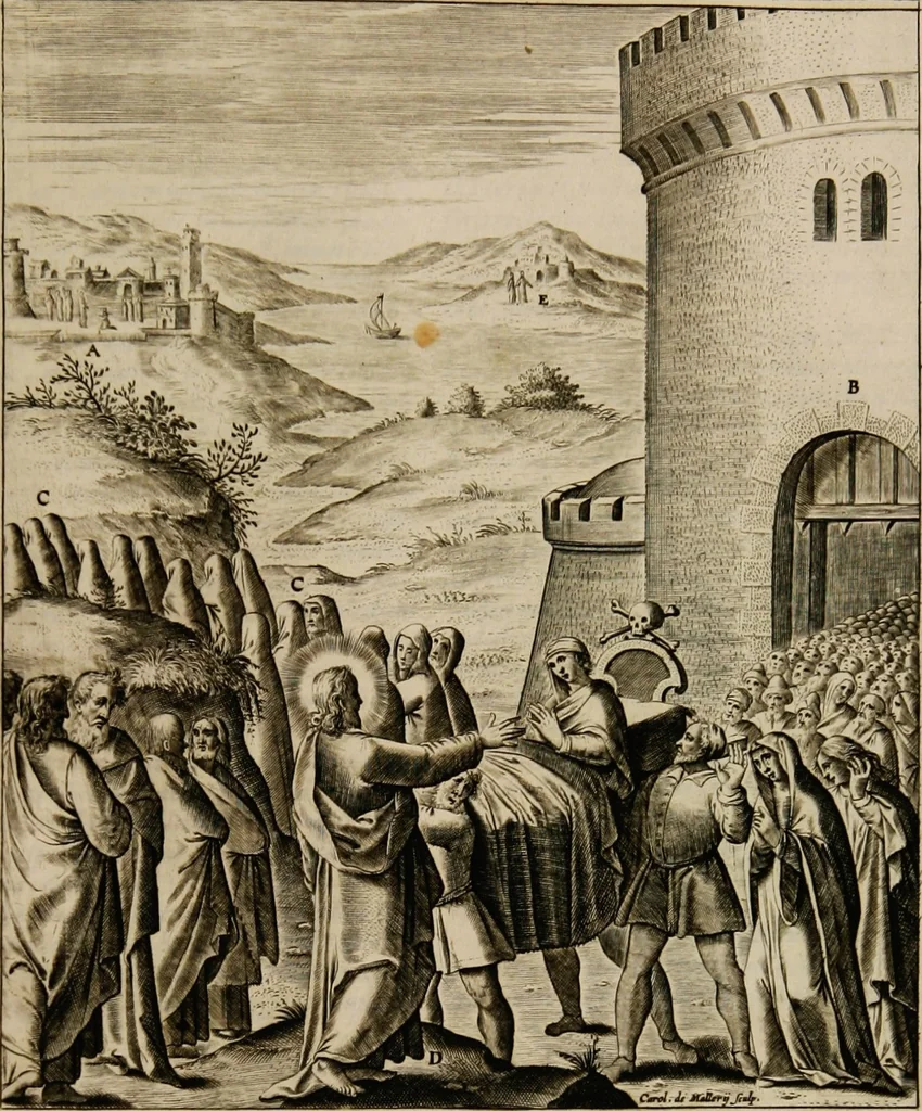An illustration from Adnotationes et meditationes in Euangelia quae in sacrosancto Missae sacrificio toto anno leguntur: cum eorundem Euangeliorum concordantia, 1607, leaf 321