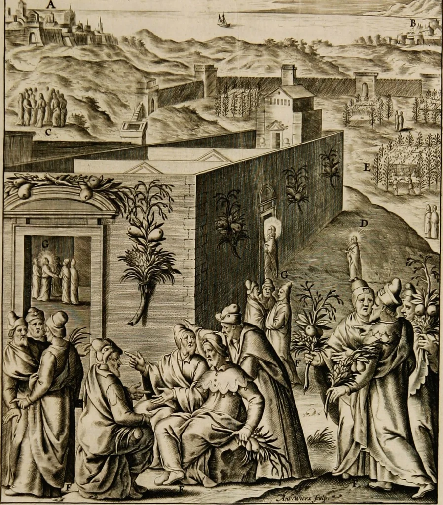 An illustration from Adnotationes et meditationes in Euangelia quae in sacrosancto Missae sacrificio toto anno leguntur: cum eorundem Euangeliorum concordantia, 1607, leaf 353