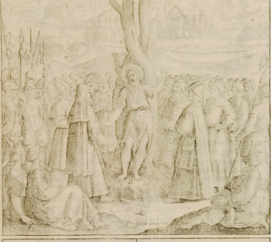 An illustration from Adnotationes et meditationes in Euangelia quae in sacrosancto Missae sacrificio toto anno leguntur: cum eorundem Euangeliorum concordantia, 1607, leaf 37