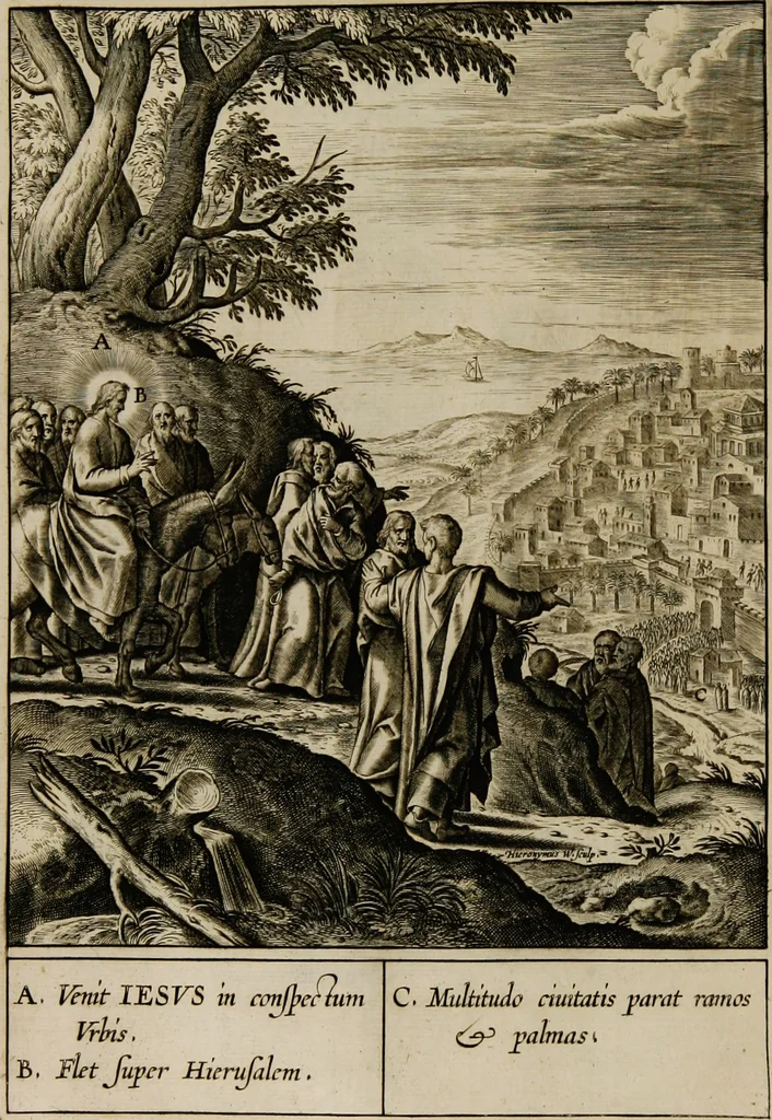An illustration from Adnotationes et meditationes in Euangelia quae in sacrosancto Missae sacrificio toto anno leguntur: cum eorundem Euangeliorum concordantia, 1607, leaf 386