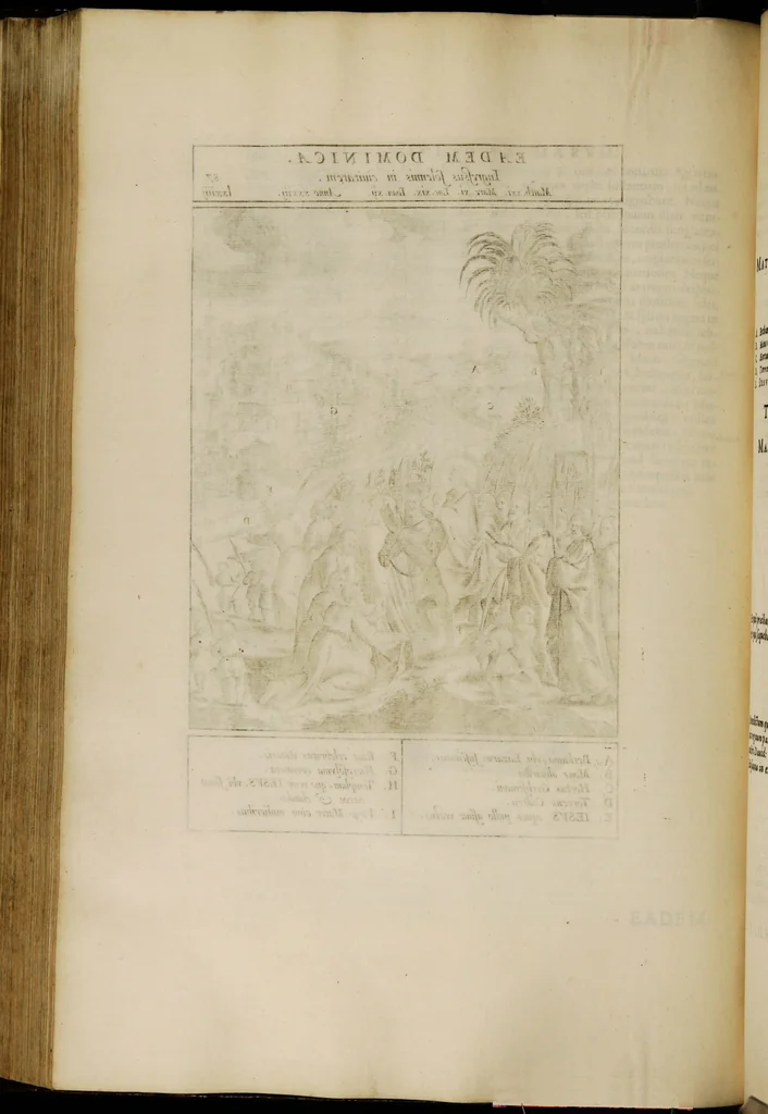 An illustration from Adnotationes et meditationes in Euangelia quae in sacrosancto Missae sacrificio toto anno leguntur: cum eorundem Euangeliorum concordantia, 1607, leaf 394