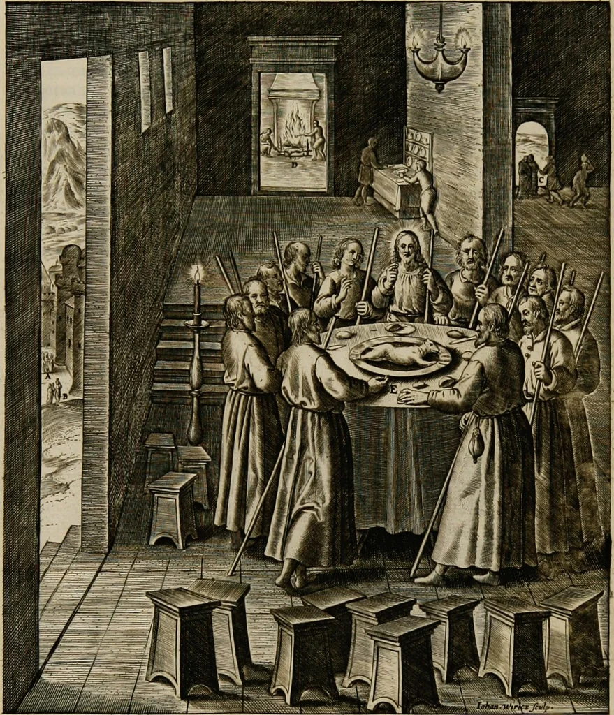 An illustration from Adnotationes et meditationes in Euangelia quae in sacrosancto Missae sacrificio toto anno leguntur: cum eorundem Euangeliorum concordantia, 1607, leaf 406