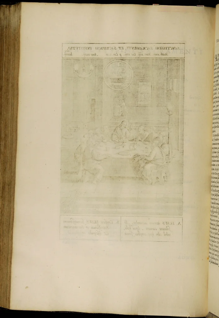 An illustration from Adnotationes et meditationes in Euangelia quae in sacrosancto Missae sacrificio toto anno leguntur: cum eorundem Euangeliorum concordantia, 1607, leaf 420