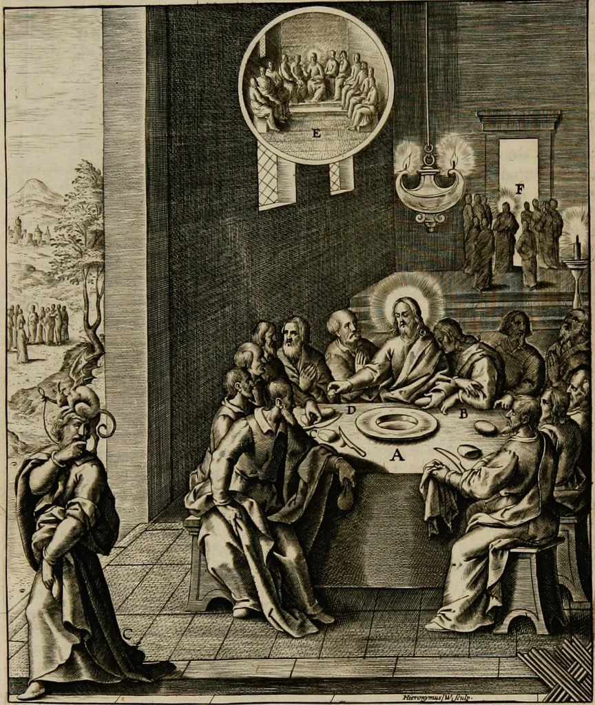 An illustration from Adnotationes et meditationes in Euangelia quae in sacrosancto Missae sacrificio toto anno leguntur: cum eorundem Euangeliorum concordantia, 1607, leaf 426