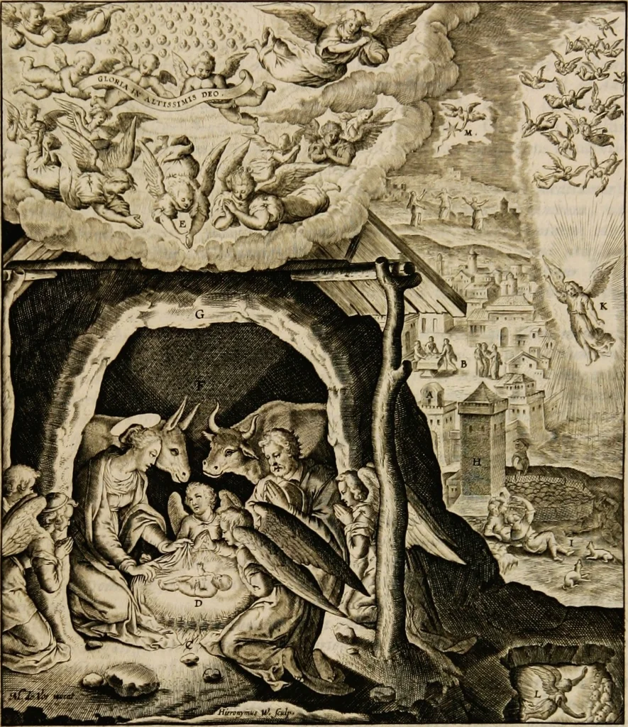 An illustration from Adnotationes et meditationes in Euangelia quae in sacrosancto Missae sacrificio toto anno leguntur: cum eorundem Euangeliorum concordantia, 1607, leaf 45