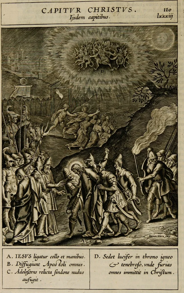 An illustration from Adnotationes et meditationes in Euangelia quae in sacrosancto Missae sacrificio toto anno leguntur: cum eorundem Euangeliorum concordantia, 1607, leaf 454
