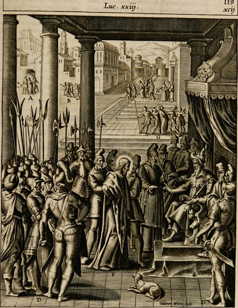 An illustration from Adnotationes et meditationes in Euangelia quae in sacrosancto Missae sacrificio toto anno leguntur: cum eorundem Euangeliorum concordantia, 1607, leaf 501