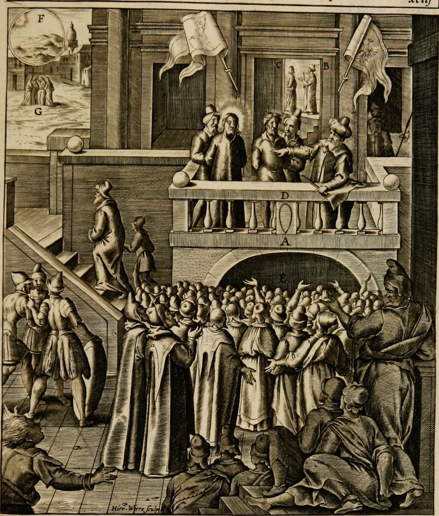 An illustration from Adnotationes et meditationes in Euangelia quae in sacrosancto Missae sacrificio toto anno leguntur: cum eorundem Euangeliorum concordantia, 1607, leaf 507
