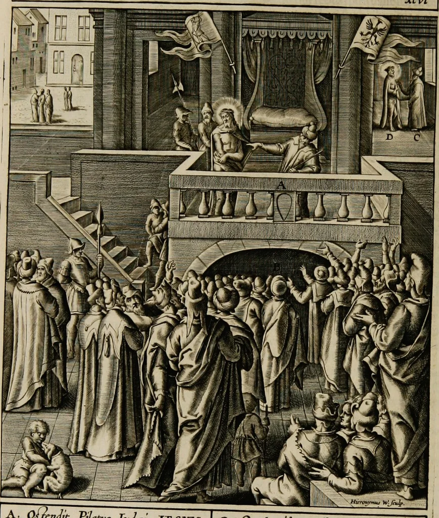 An illustration from Adnotationes et meditationes in Euangelia quae in sacrosancto Missae sacrificio toto anno leguntur: cum eorundem Euangeliorum concordantia, 1607, leaf 534