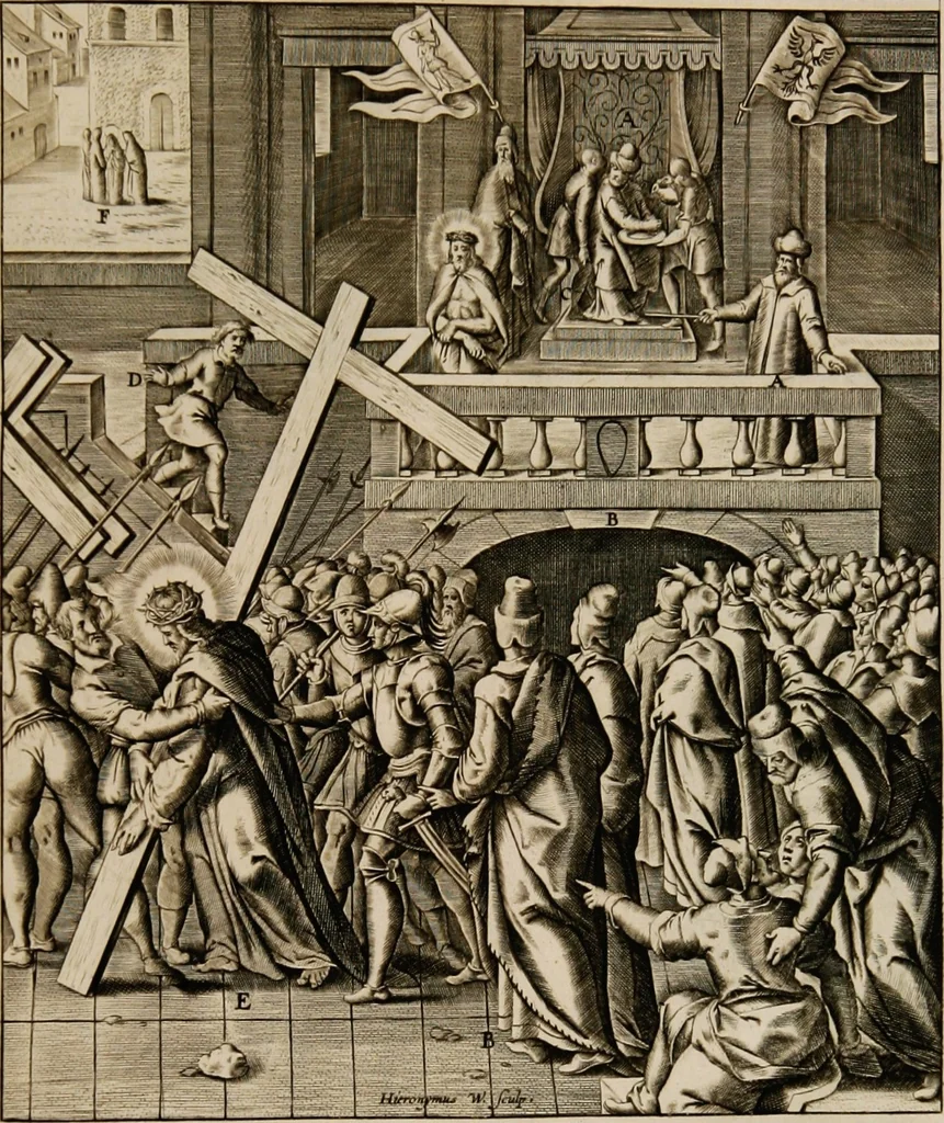 An illustration from Adnotationes et meditationes in Euangelia quae in sacrosancto Missae sacrificio toto anno leguntur: cum eorundem Euangeliorum concordantia, 1607, leaf 545