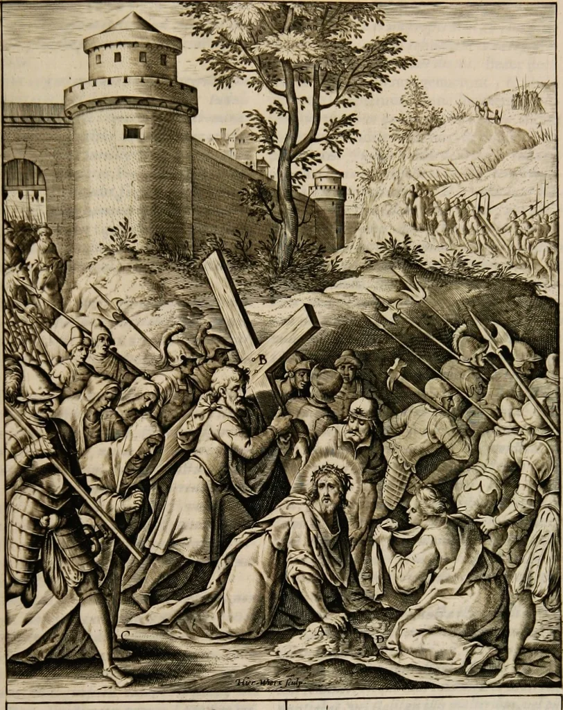 An illustration from Adnotationes et meditationes in Euangelia quae in sacrosancto Missae sacrificio toto anno leguntur: cum eorundem Euangeliorum concordantia, 1607, leaf 559