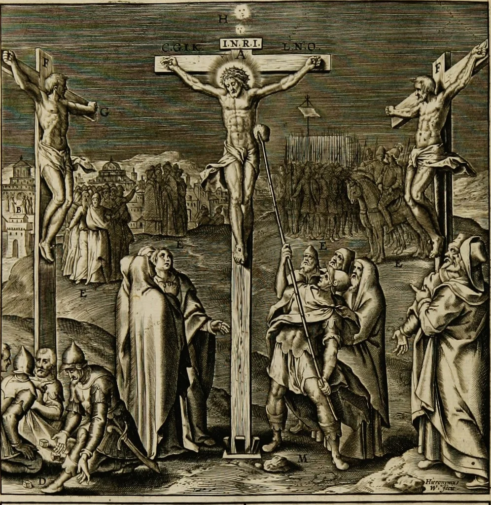 An illustration from Adnotationes et meditationes in Euangelia quae in sacrosancto Missae sacrificio toto anno leguntur: cum eorundem Euangeliorum concordantia, 1607, leaf 584