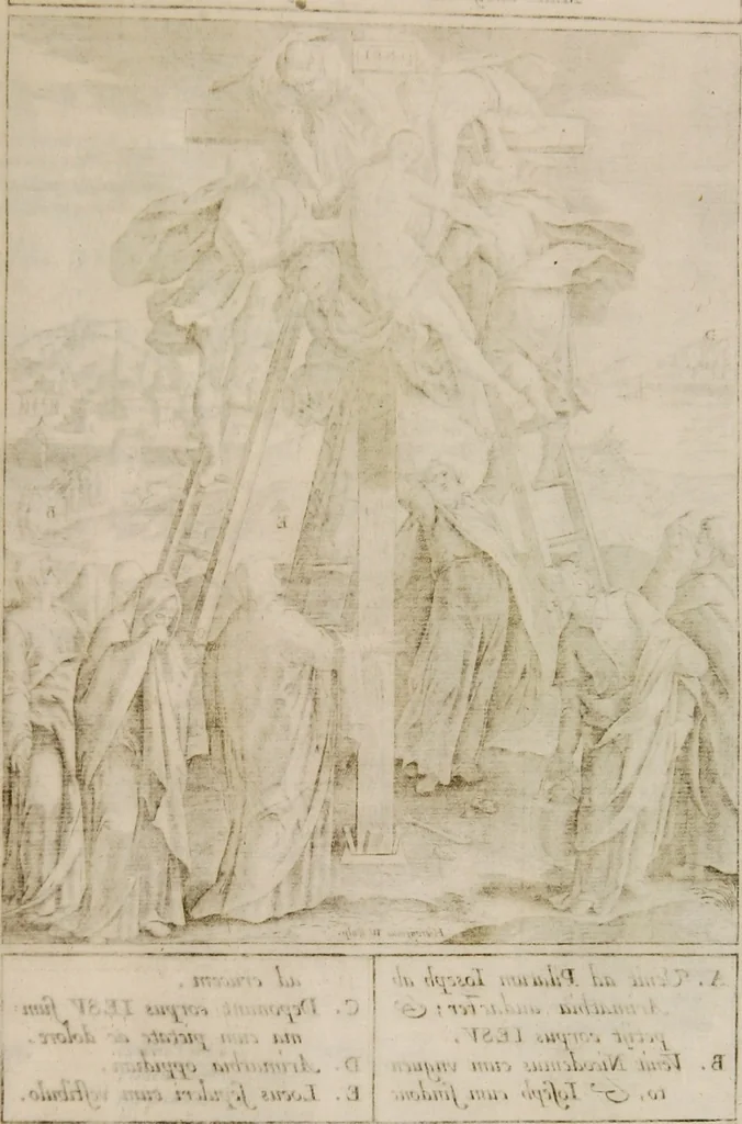 An illustration from Adnotationes et meditationes in Euangelia quae in sacrosancto Missae sacrificio toto anno leguntur: cum eorundem Euangeliorum concordantia, 1607, leaf 623