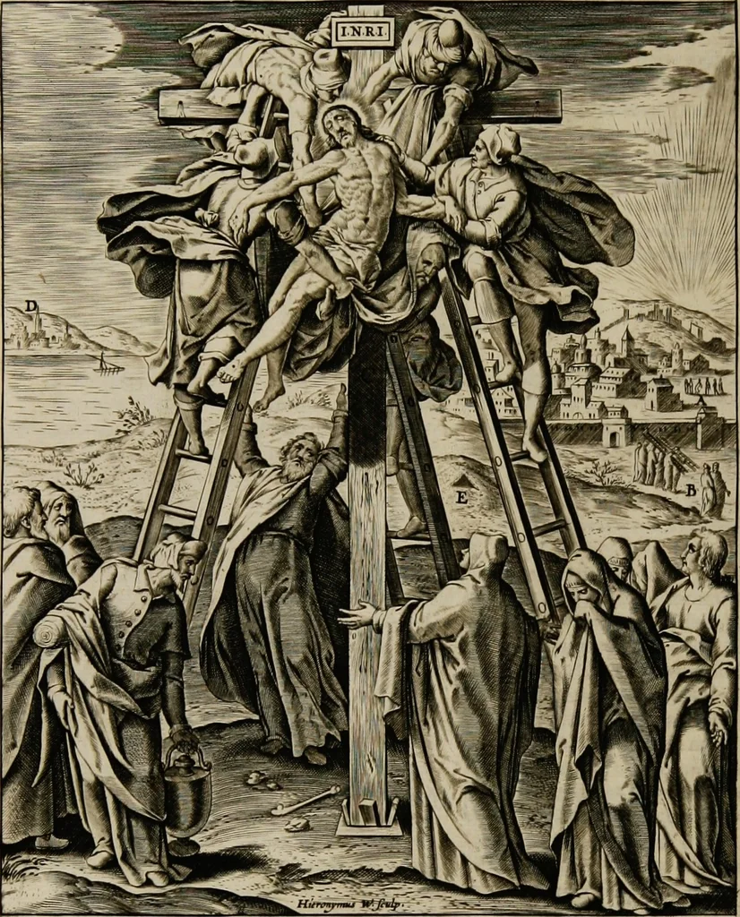 An illustration from Adnotationes et meditationes in Euangelia quae in sacrosancto Missae sacrificio toto anno leguntur: cum eorundem Euangeliorum concordantia, 1607, leaf 624