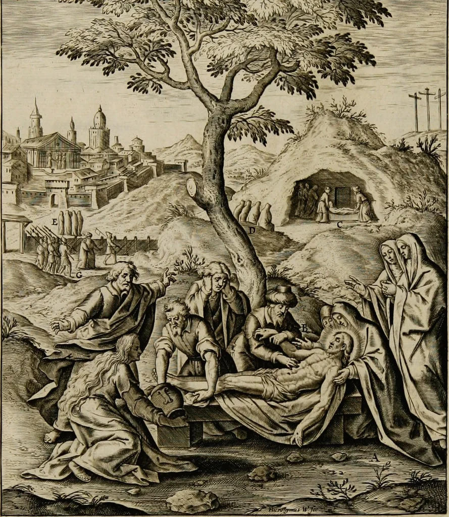 An illustration from Adnotationes et meditationes in Euangelia quae in sacrosancto Missae sacrificio toto anno leguntur: cum eorundem Euangeliorum concordantia, 1607, leaf 628