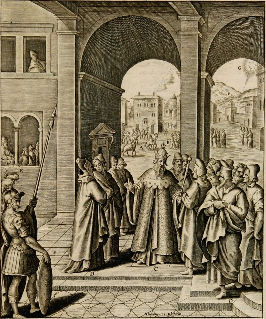 An illustration from Adnotationes et meditationes in Euangelia quae in sacrosancto Missae sacrificio toto anno leguntur: cum eorundem Euangeliorum concordantia, 1607, leaf 67