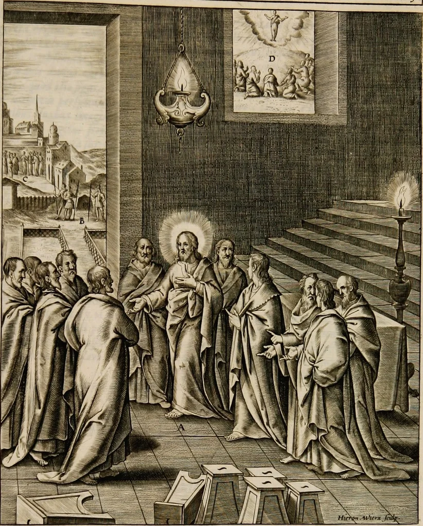 An illustration from Adnotationes et meditationes in Euangelia quae in sacrosancto Missae sacrificio toto anno leguntur: cum eorundem Euangeliorum concordantia, 1607, leaf 731