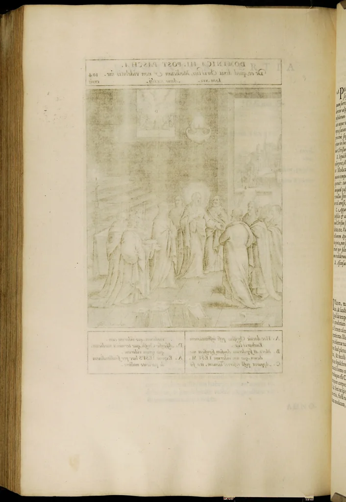 An illustration from Adnotationes et meditationes in Euangelia quae in sacrosancto Missae sacrificio toto anno leguntur: cum eorundem Euangeliorum concordantia, 1607, leaf 732