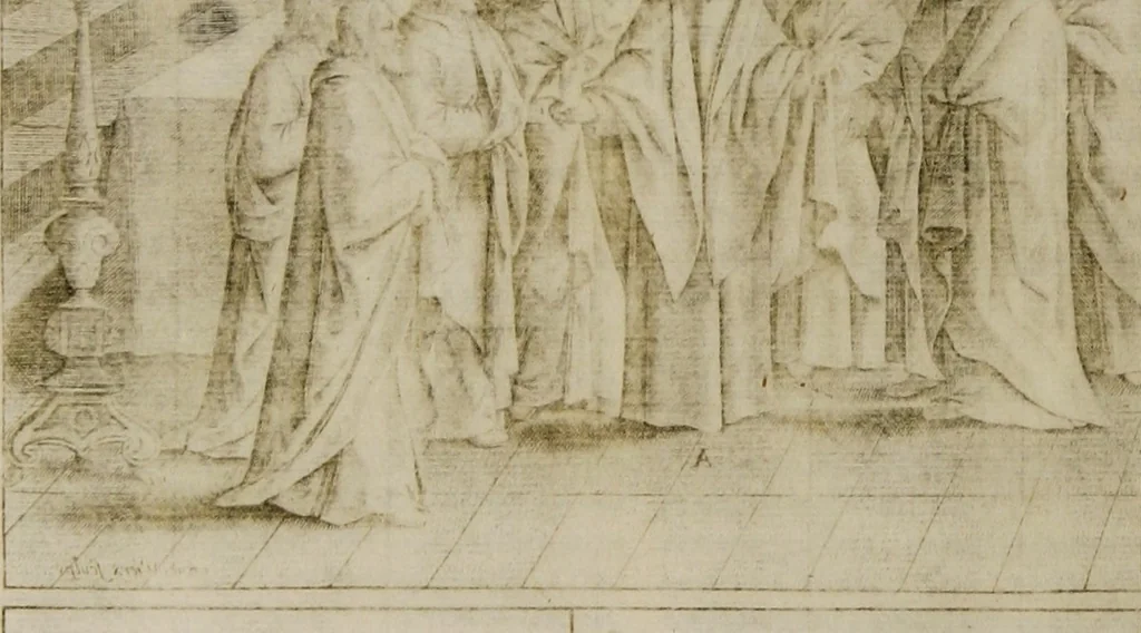 An illustration from Adnotationes et meditationes in Euangelia quae in sacrosancto Missae sacrificio toto anno leguntur: cum eorundem Euangeliorum concordantia, 1607, leaf 742