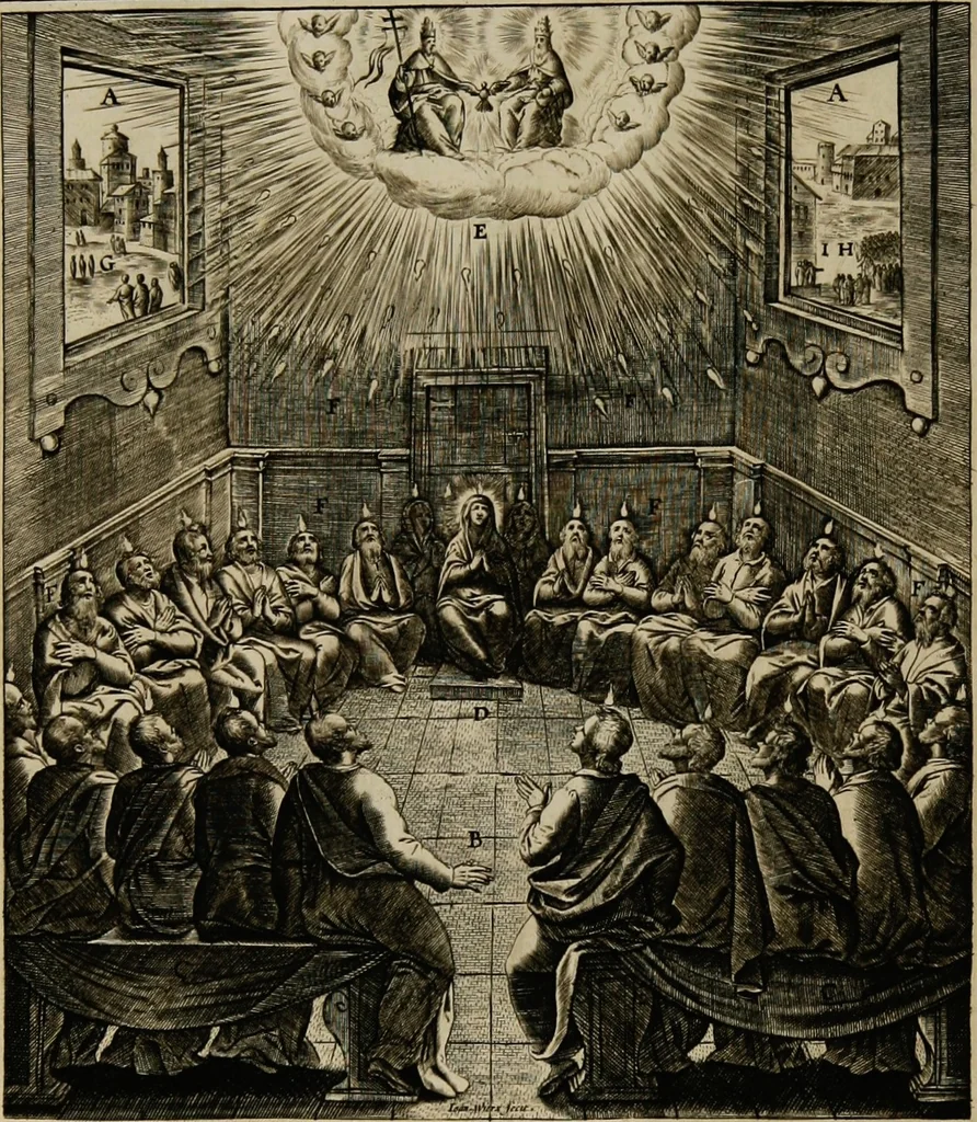 An illustration from Adnotationes et meditationes in Euangelia quae in sacrosancto Missae sacrificio toto anno leguntur: cum eorundem Euangeliorum concordantia, 1607, leaf 760