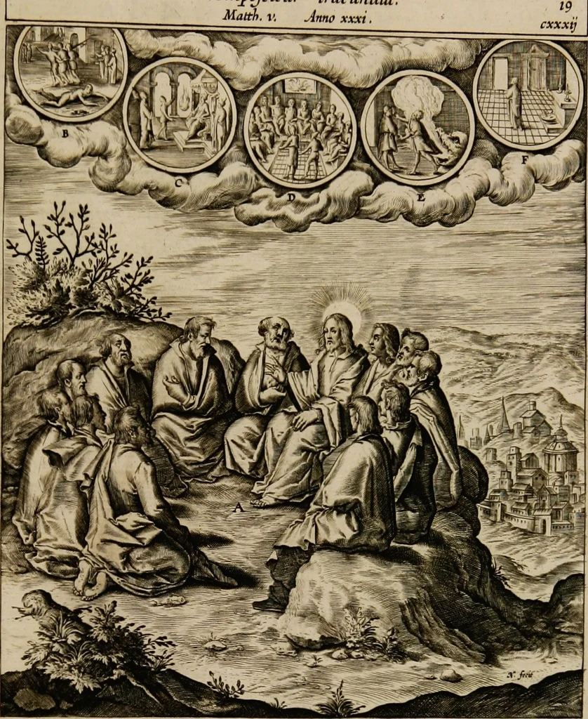 An illustration from Adnotationes et meditationes in Euangelia quae in sacrosancto Missae sacrificio toto anno leguntur: cum eorundem Euangeliorum concordantia, 1607, leaf 793