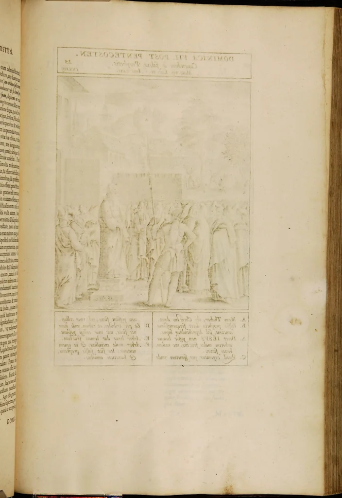 An illustration from Adnotationes et meditationes in Euangelia quae in sacrosancto Missae sacrificio toto anno leguntur: cum eorundem Euangeliorum concordantia, 1607, leaf 799