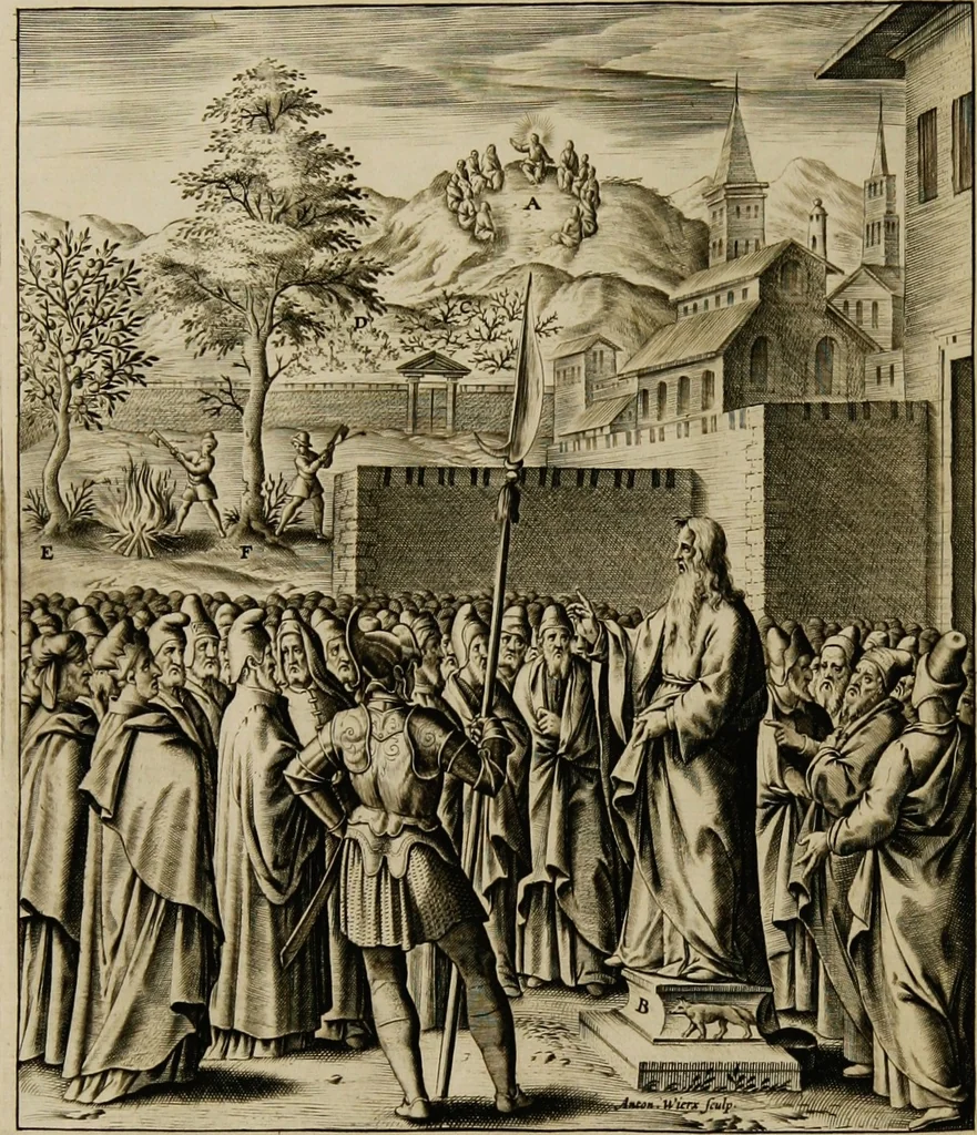 An illustration from Adnotationes et meditationes in Euangelia quae in sacrosancto Missae sacrificio toto anno leguntur: cum eorundem Euangeliorum concordantia, 1607, leaf 800