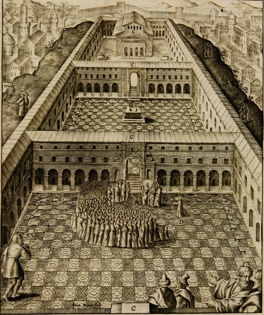 An illustration from Adnotationes et meditationes in Euangelia quae in sacrosancto Missae sacrificio toto anno leguntur: cum eorundem Euangeliorum concordantia, 1607, leaf 811