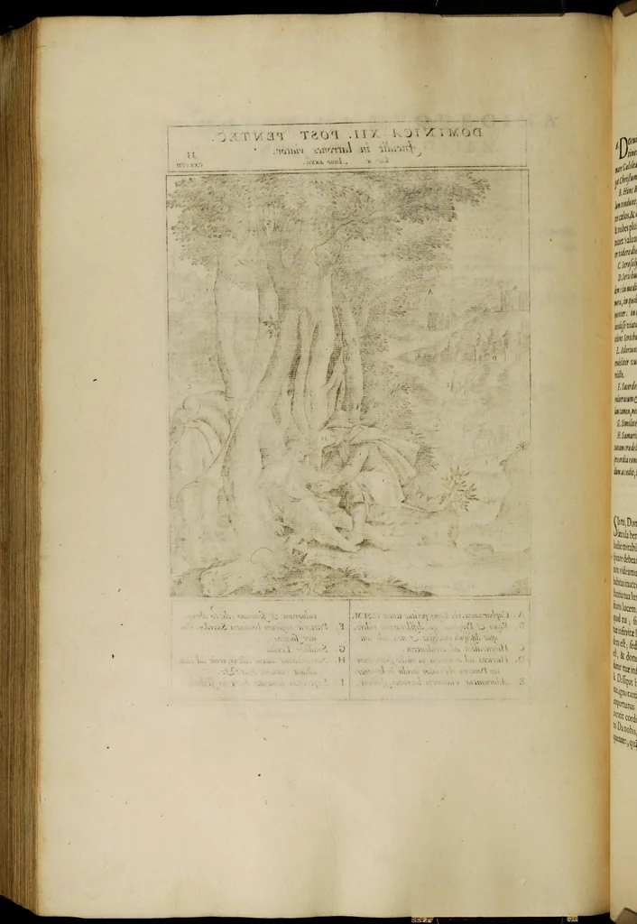 An illustration from Adnotationes et meditationes in Euangelia quae in sacrosancto Missae sacrificio toto anno leguntur: cum eorundem Euangeliorum concordantia, 1607, leaf 822