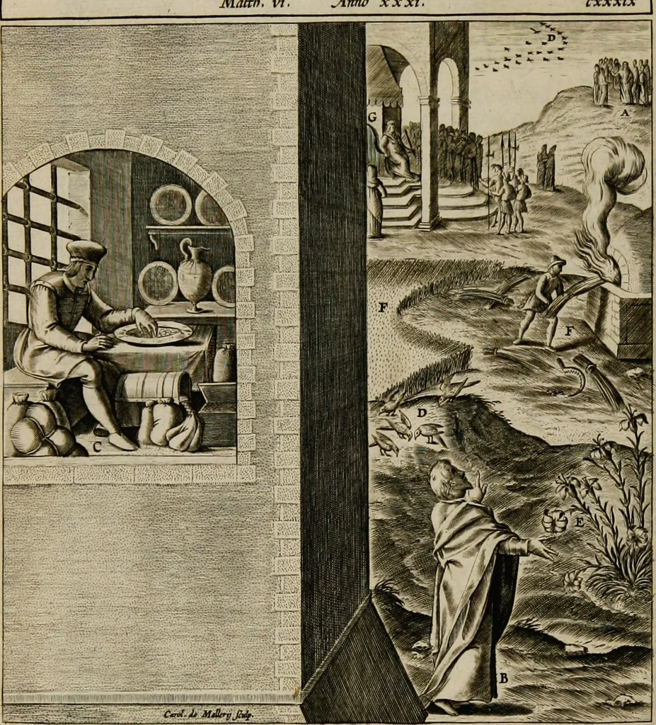 An illustration from Adnotationes et meditationes in Euangelia quae in sacrosancto Missae sacrificio toto anno leguntur: cum eorundem Euangeliorum concordantia, 1607, leaf 830
