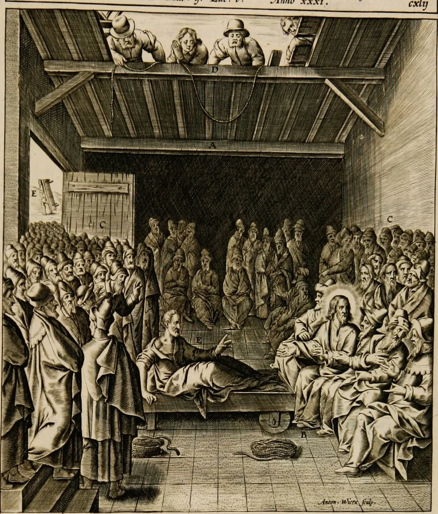 An illustration from Adnotationes et meditationes in Euangelia quae in sacrosancto Missae sacrificio toto anno leguntur: cum eorundem Euangeliorum concordantia, 1607, leaf 847
