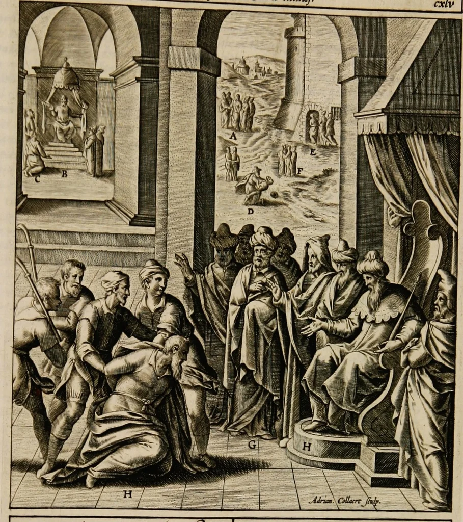 An illustration from Adnotationes et meditationes in Euangelia quae in sacrosancto Missae sacrificio toto anno leguntur: cum eorundem Euangeliorum concordantia, 1607, leaf 865