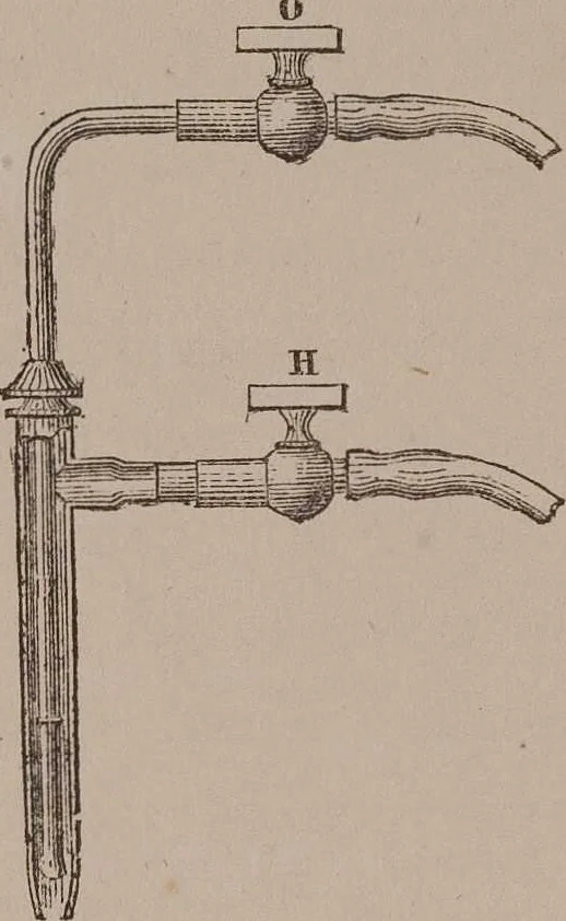 An illustration from A course of six lectures on the chemical history of a candle [electronic resource]: to which is added, a lecture on platinum, 1865, leaf 204