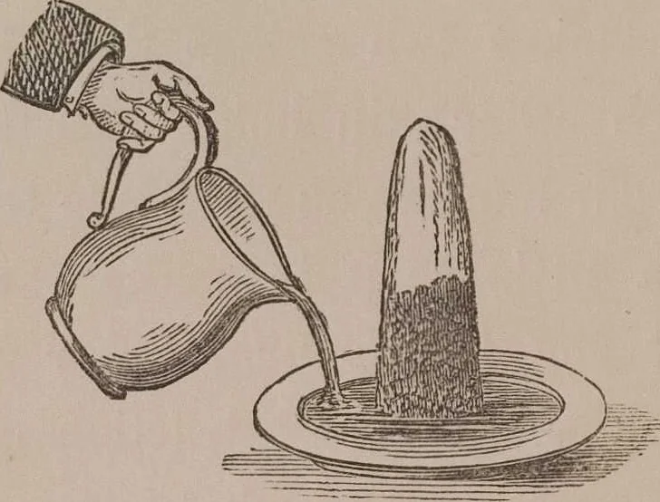 An illustration from A course of six lectures on the chemical history of a candle [electronic resource]: to which is added, a lecture on platinum, 1865, leaf 28