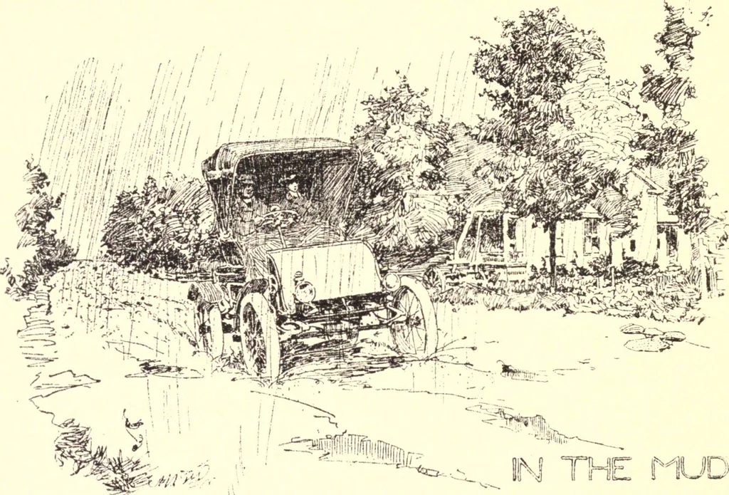 An illustration from Two thousand miles on an automobile : being a desultory narrative of a trip through New England, New York, Canada, and the West, 1902, leaf 125