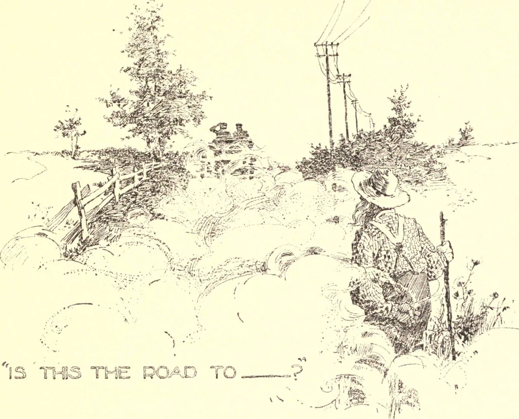 An illustration from Two thousand miles on an automobile : being a desultory narrative of a trip through New England, New York, Canada, and the West, 1902, leaf 32
