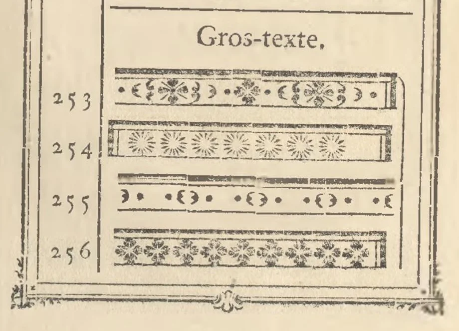 An illustration from Les caractères de l'imprimerie., 1764, leaf 223