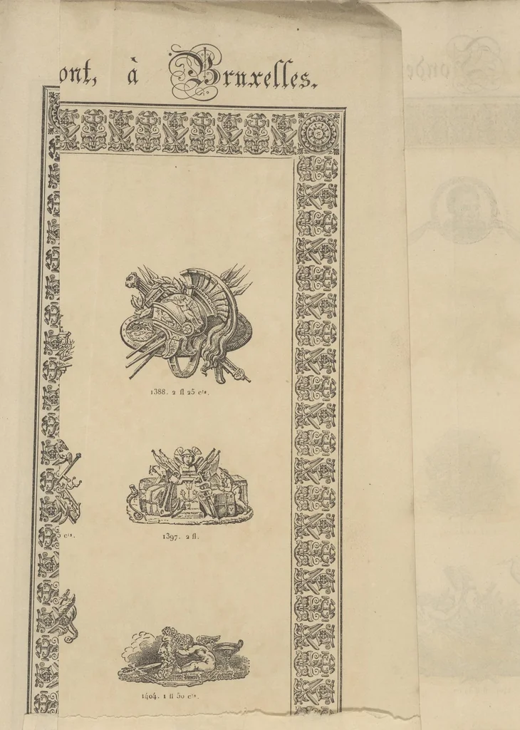 An illustration from Recueil des divers caractères, signes, fleurons, vignettes et ornamens de la Fonderie Typographique Royale., 1827, leaf 137