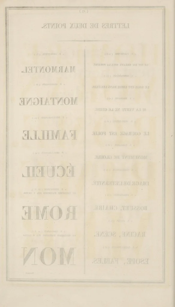 An illustration from Recueil des divers caractères, signes, fleurons, vignettes et ornamens de la Fonderie Typographique Royale., 1827, leaf 32