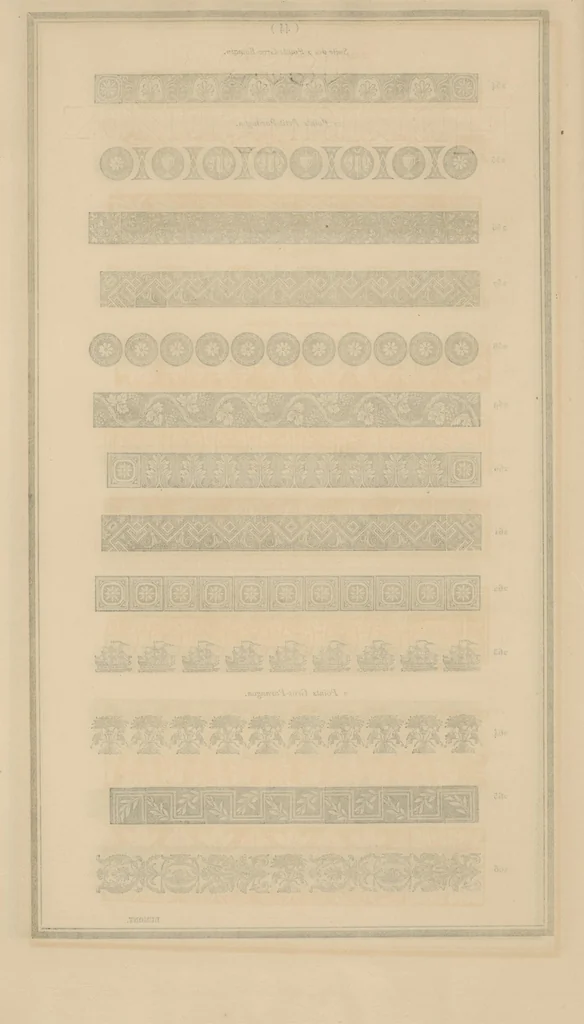 An illustration from Recueil des divers caractères, signes, fleurons, vignettes et ornamens de la Fonderie Typographique Royale., 1827, leaf 70