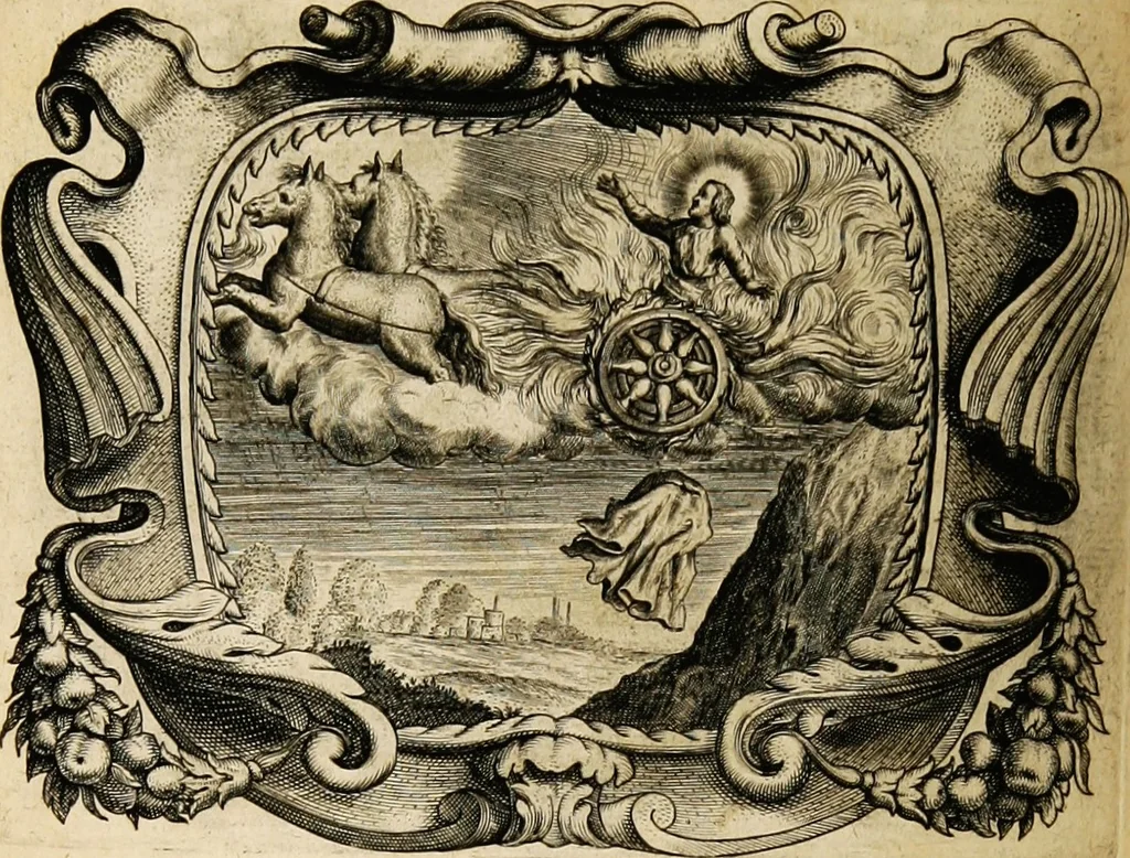 An illustration from Imago primi saeculi Societatis Iesu, 1640, leaf 188