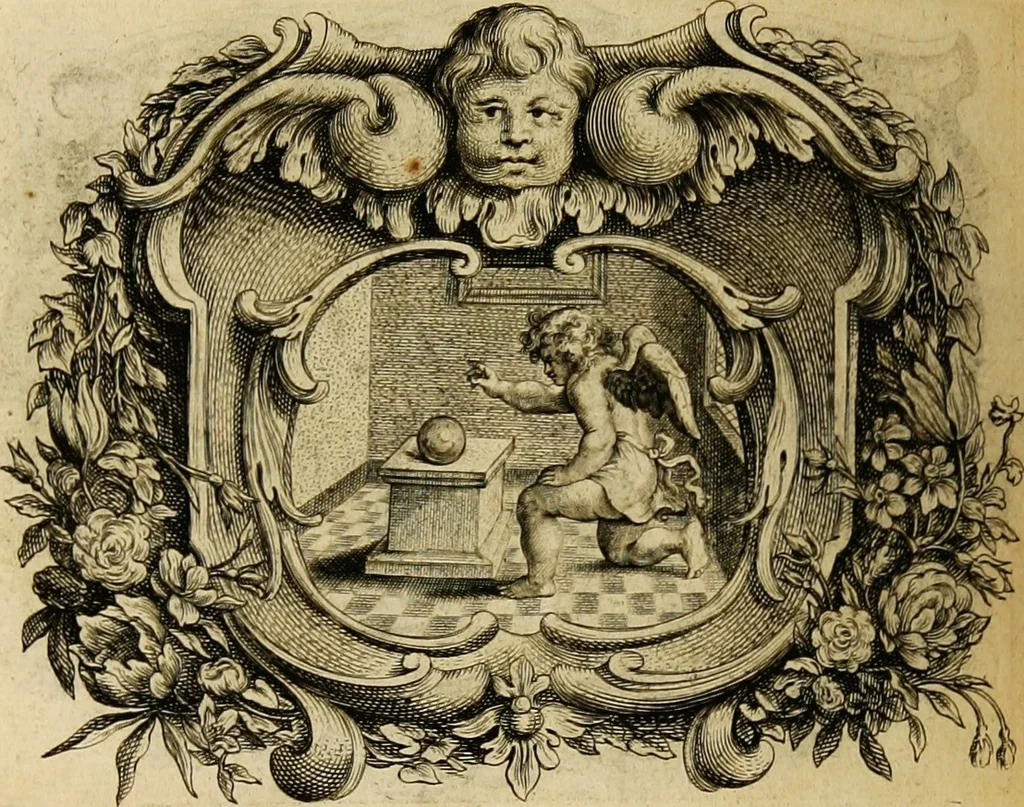 An illustration from Imago primi saeculi Societatis Iesu, 1640, leaf 202