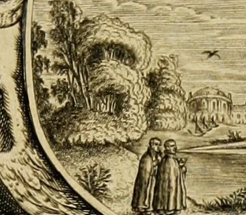 An illustration from Imago primi saeculi Societatis Iesu, 1640, leaf 204