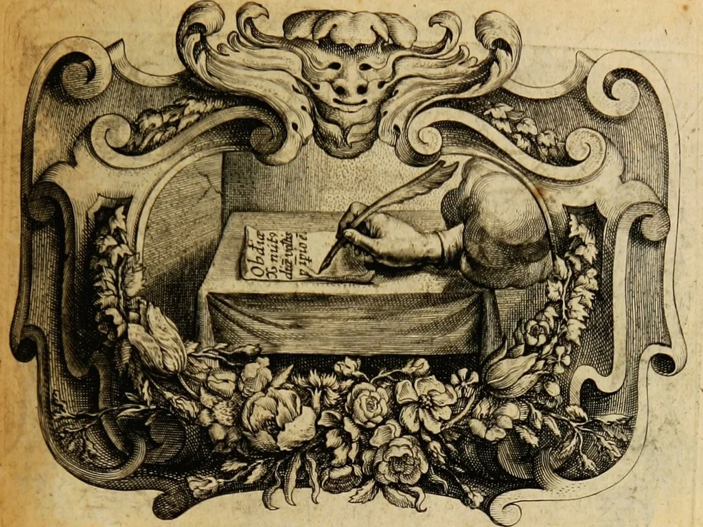 An illustration from Imago primi saeculi Societatis Iesu, 1640, leaf 205