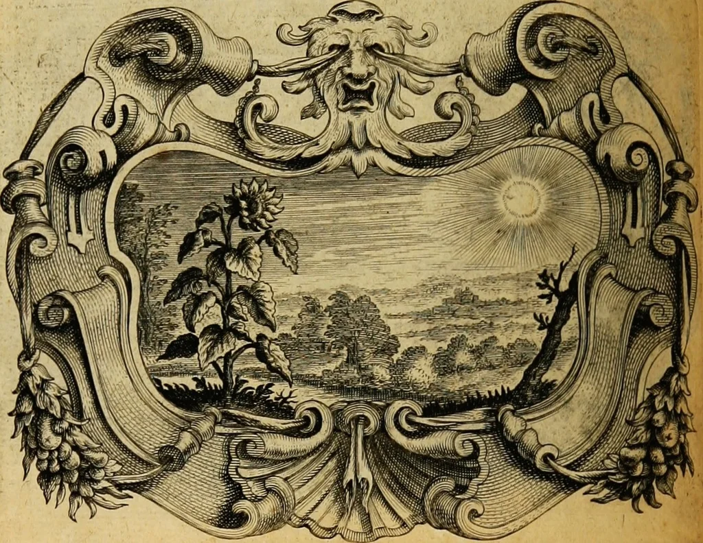 An illustration from Imago primi saeculi Societatis Iesu, 1640, leaf 206