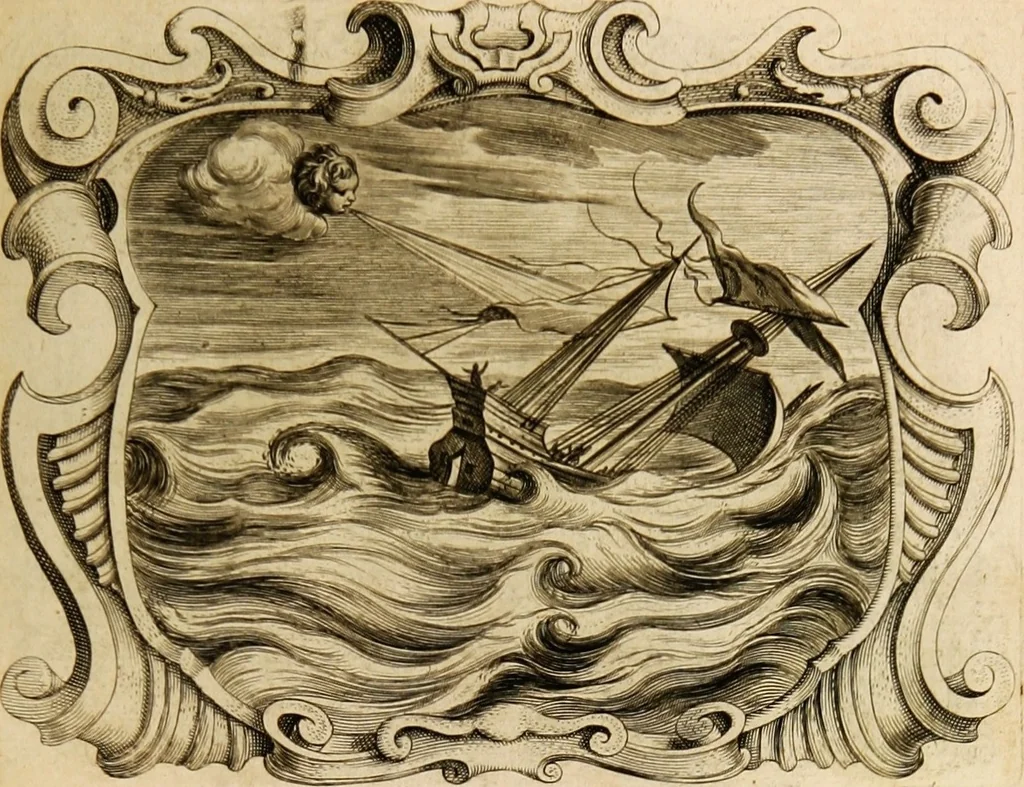 An illustration from Imago primi saeculi Societatis Iesu, 1640, leaf 209