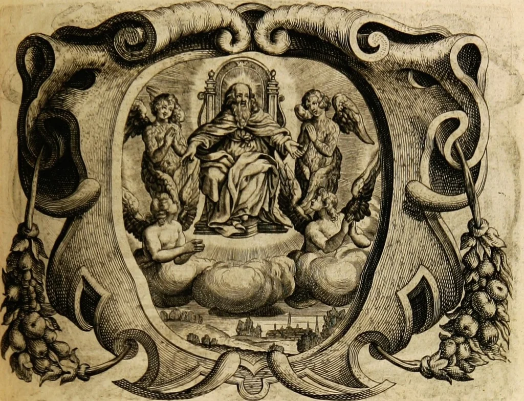 An illustration from Imago primi saeculi Societatis Iesu, 1640, leaf 337