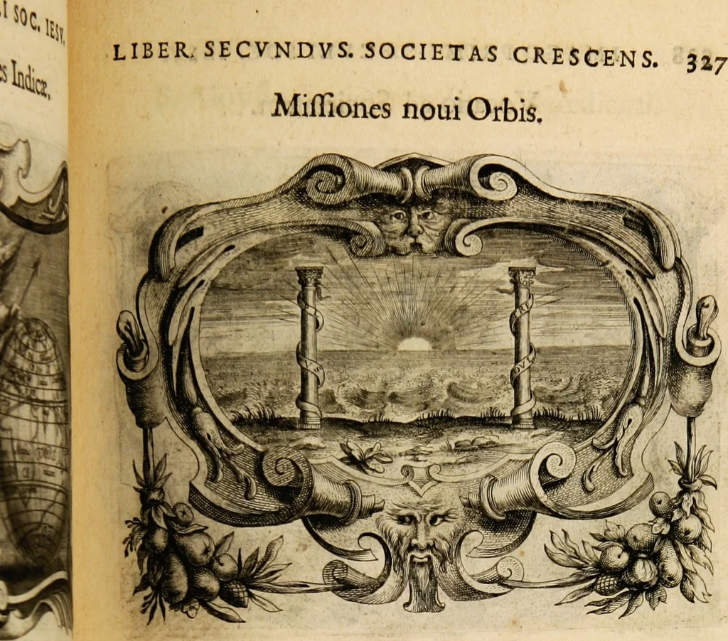An illustration from Imago primi saeculi Societatis Iesu, 1640, leaf 339